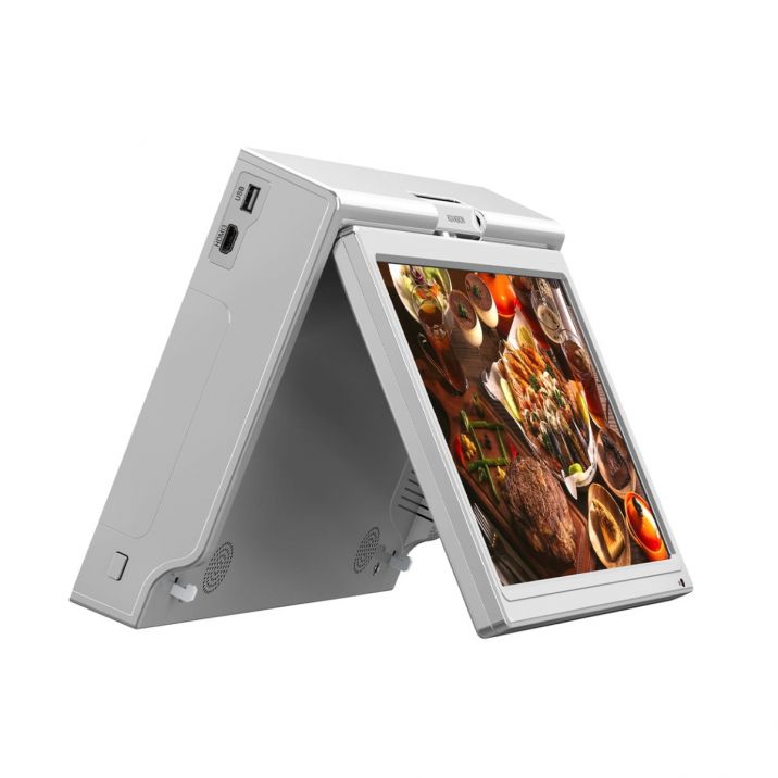 KUVASION 15.6 Inches Smart Under Cabinet TV, Flip Down ...